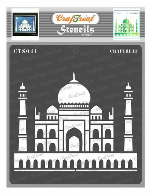 CrafTreat Taj Mahal Pattern Stencil 