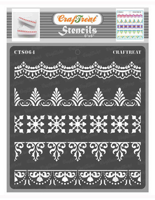  Ornate Borders Stencil Design for art and craft paintings