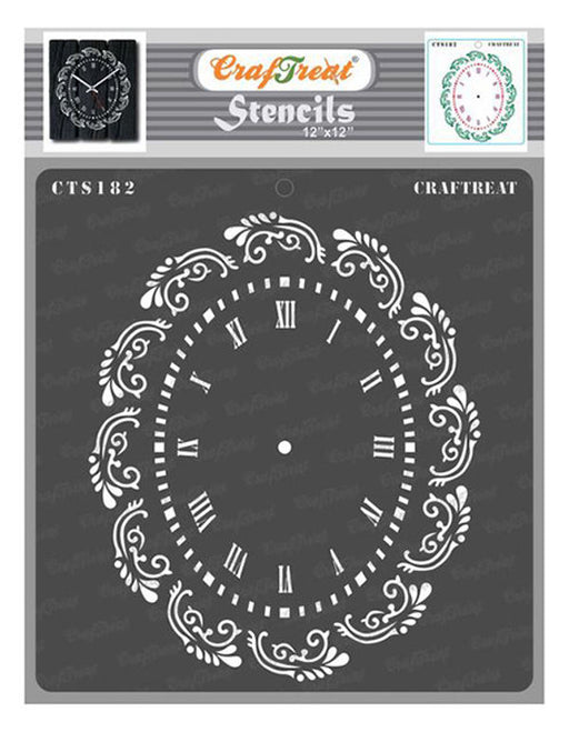 CrafTreat Oval Doily Stencil for paintings 