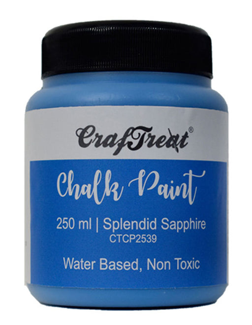 CrafTreat Mixed media Blue chalk Paints Multi surface paints online