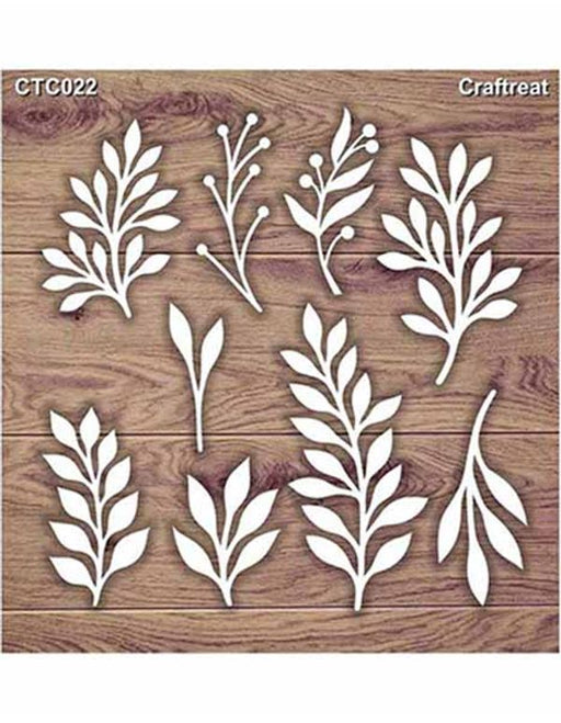 Foliage1 Laser Cut Chipboard CTC022 Chiplets for Scrapbooking Crafts