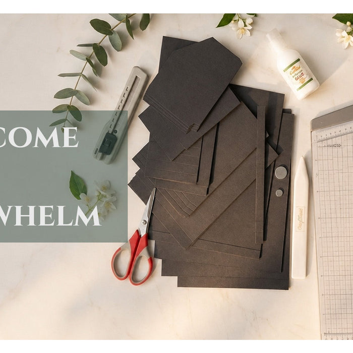 How to Start Scrapbooking when you feel Overwhelmed