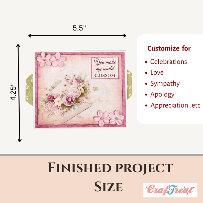 CrafTreat Card Blanks - Double Slider Card