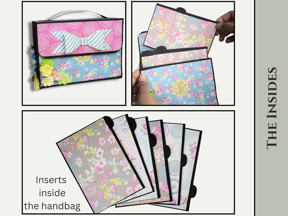 CrafTreat Handbag GiftBag DIY Scrapbook Templates for Photo Album