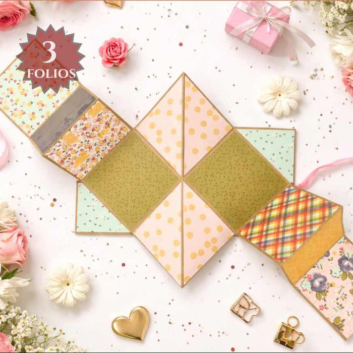 CrafTreat Scrapbook Blank Quick Folio - Squash Accordion