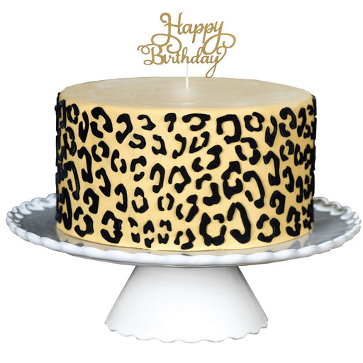 cheetah skin pattern cake inspiration wall craft