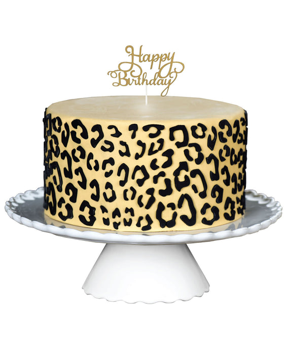 cheetah skin pattern cake inspiration wall craft