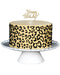 cheetah skin pattern cake inspiration wall craft