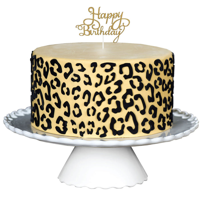 cheetah skin pattern cake inspiration wall craft