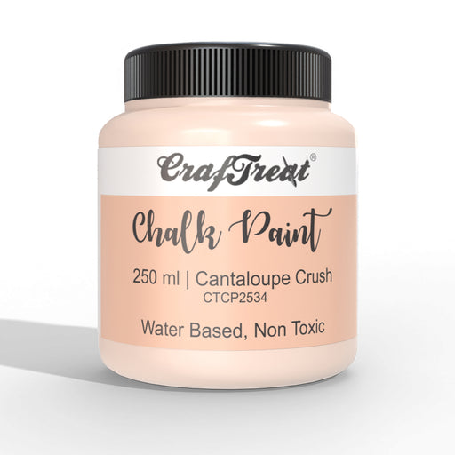CrafTreat Cantaloupe Crush Chalk Paint 250ml Mixed Media Paints