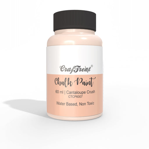 CrafTreat Cantaloupe Crush Chalk Paint 60ml Mixed Media Paints