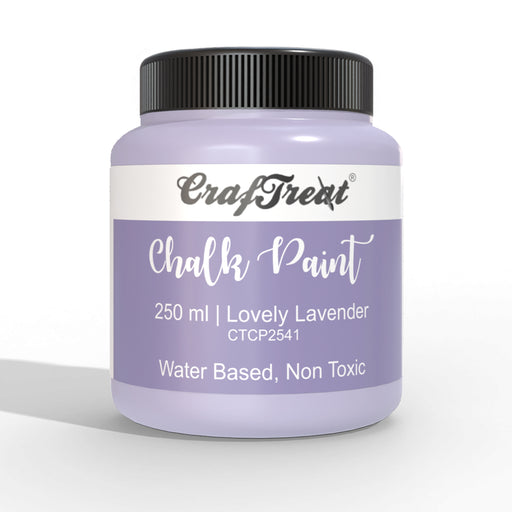 CrafTreat Lovely Lavender Chalk Paint 250ml Mixed Media Paints