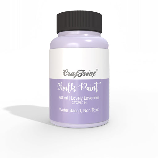 CrafTreat Lovely Lavender Chalk Paint 60ml Mixed Media Paints