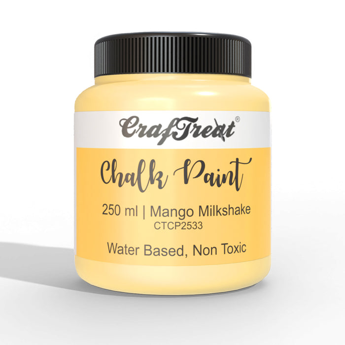 CrafTreat Mango Milkshake Chalk Paint 250ml