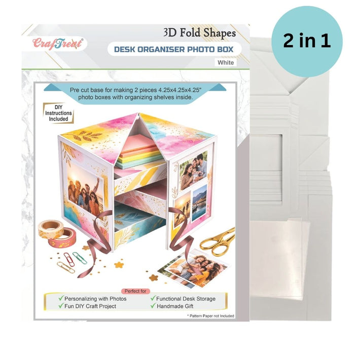 CrafTreat-3D-Fold-Shapes-Desk-Organiser-Photo-Box-Inside-of-pack