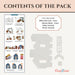 CrafTreat Giftable Blanks House Lantern Gift Boxes Contents of the Pack CFS018