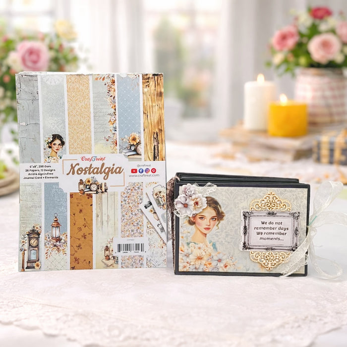 CrafTreat Paper Pad - Nostalgia 6"x8"