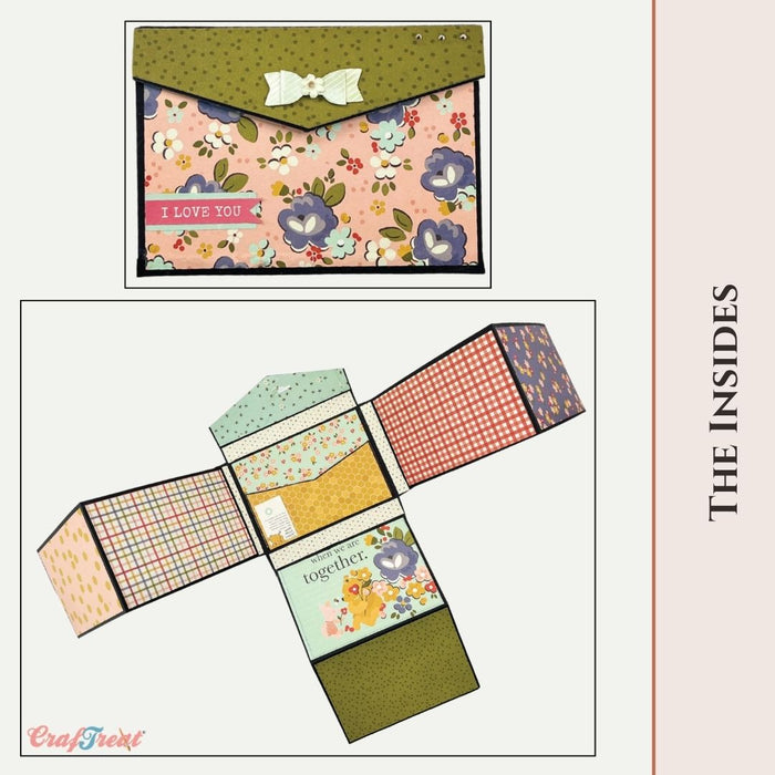 CrafTreat Scrapbook Blank Quick Folio Finished project