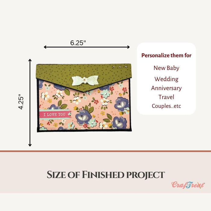 CrafTreat Scrapbook Blank Quick Folio Project size