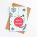 CrafTreat Winter Stencil for Christmas Cards 6x6Inches