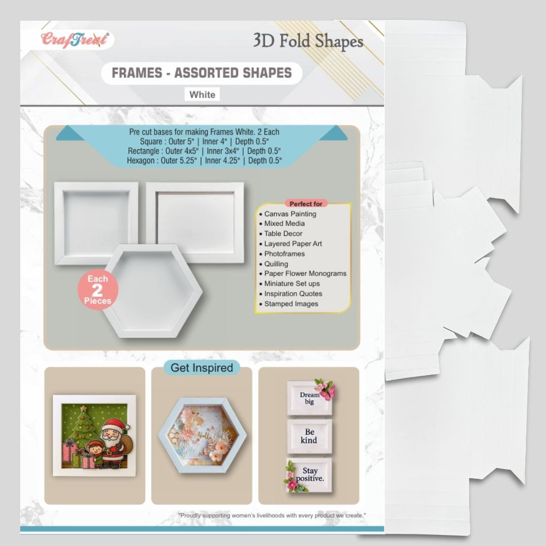 3D Fold Shapes — Craftreat