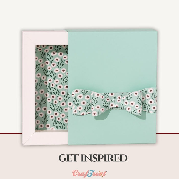 CrafTreat 3D Fold Shapes - Paper Frames White - Rectangle 6pcs CFS005 Get Inspired 3