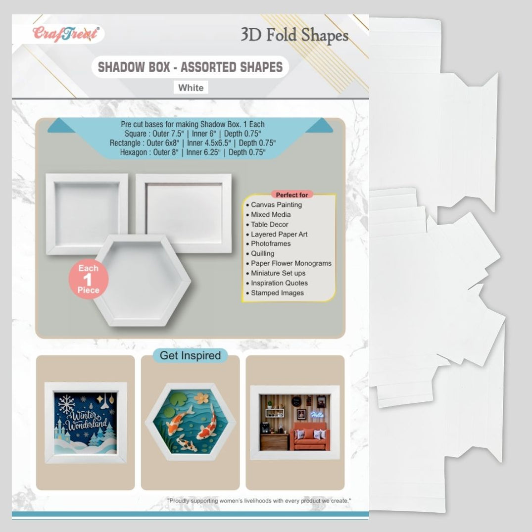 3D Fold Shapes — Craftreat