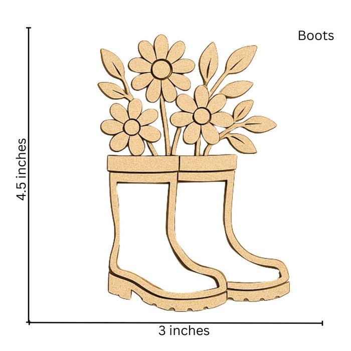 CrafTreat 3D Shaker Chipboards - Boots