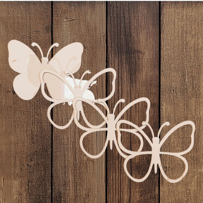 CrafTreat 3D Shaker Chipboards - Butterfly
