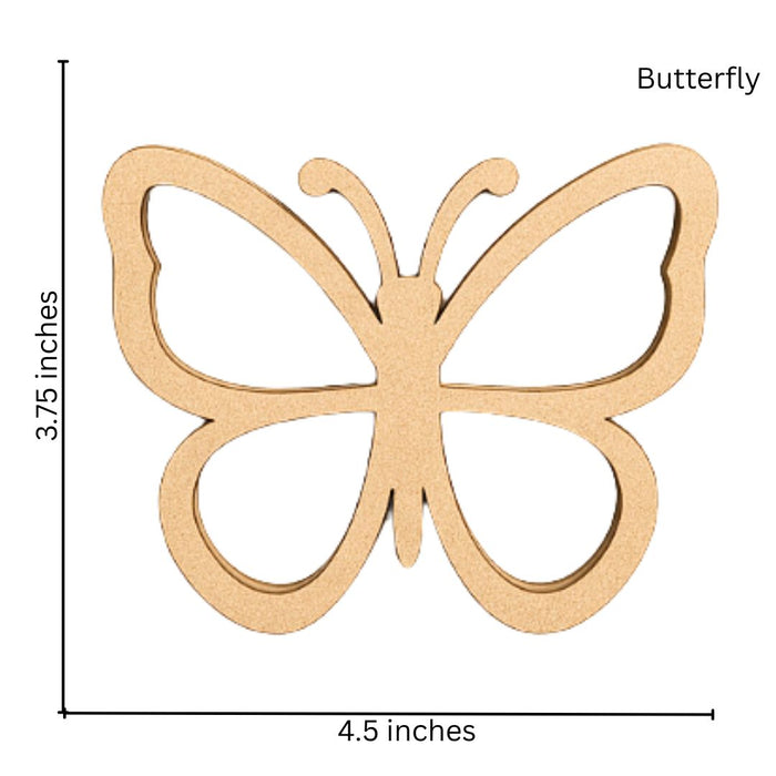 CrafTreat 3D Shaker Chipboards - Butterfly