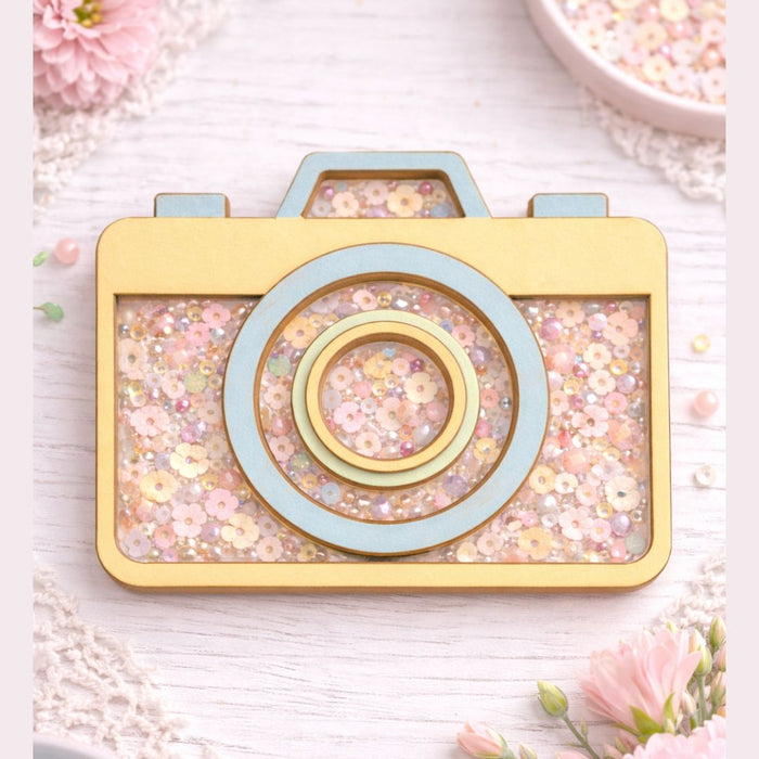 CrafTreat 3D Shaker Chipboards - Camera