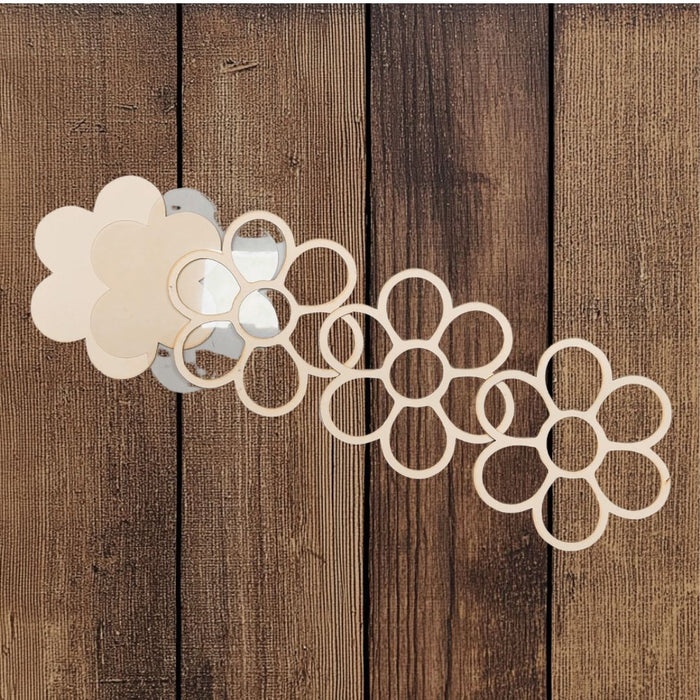 CrafTreat 3D Shaker Chipboards - Flower