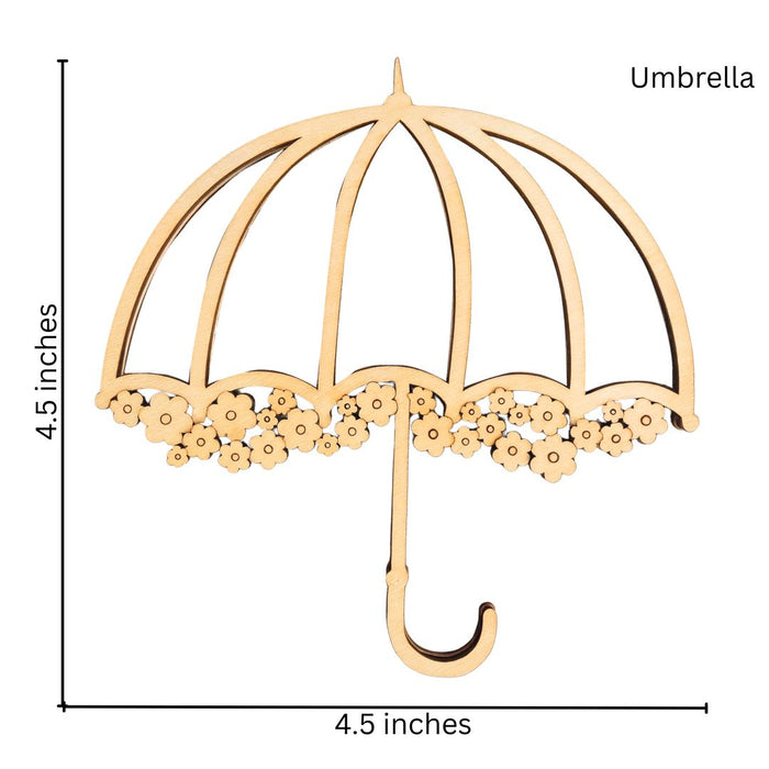 CrafTreat 3D Shaker Chipboards - Umbrella