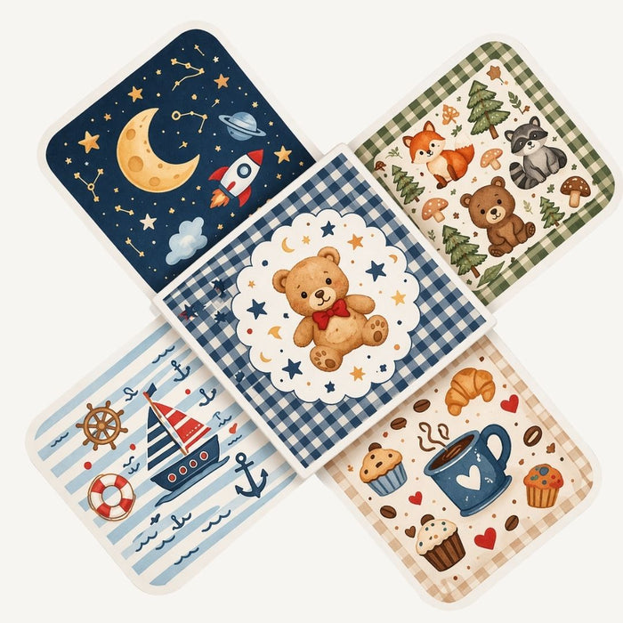 CrafTreat Card Blanks - Quadruple Slider Card - White - 3 Sets