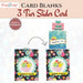 CrafTreat Card Blanks  3 Tier Slider Card CCB003