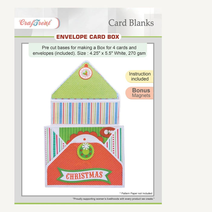 CrafTreat Card Blanks  Envelope Card Box CCB005 1
