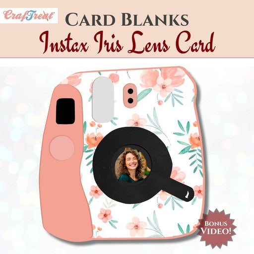 CrafTreat Card Blanks Instax Iris Lens Card CCB002