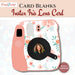 CrafTreat Card Blanks Instax Iris Lens Card CCB002