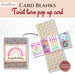 CrafTreat Card Blanks Twist Turn Pop up Card CCB001