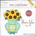 CrafTreat DIY Paper Lantern Flower Vase CTL001