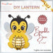 CrafTreat DIY Paper Lanterns Bumble Bee CTL017