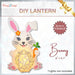 CrafTreat DIY Paper Lanterns Bunny CTL019