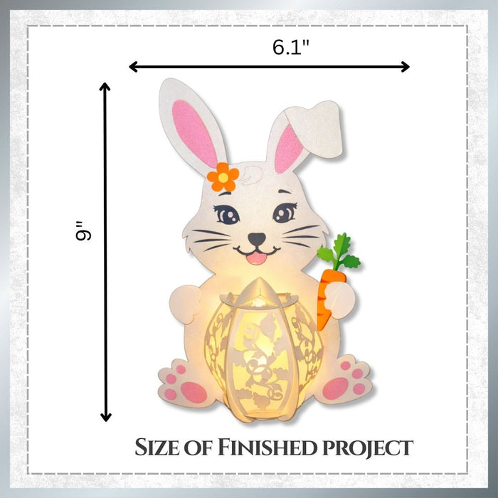 CrafTreat DIY Paper Lanterns Bunny Finished Projects CTL019