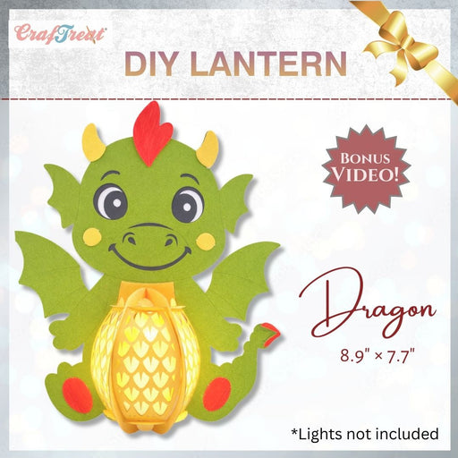 CrafTreat DIY Paper Lanterns Dragon CTL021