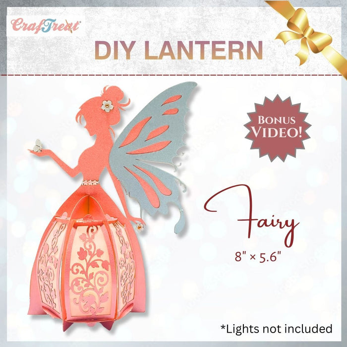 CrafTreat DIY Paper Lanterns Fairy CTL016