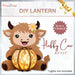 CrafTreat DIY Paper Lanterns Fluffy Cow CTL020