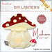 CrafTreat DIY Paper Lanterns Mushroom CTL015