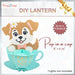 CrafTreat DIY Paper Lanterns Pup in a Cup CTL018