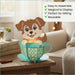 CrafTreat DIY Paper Lanterns Pup in a Cup Features CTL018