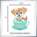 CrafTreat DIY Paper Lanterns Pup in a Cup Finished Projects CTL018